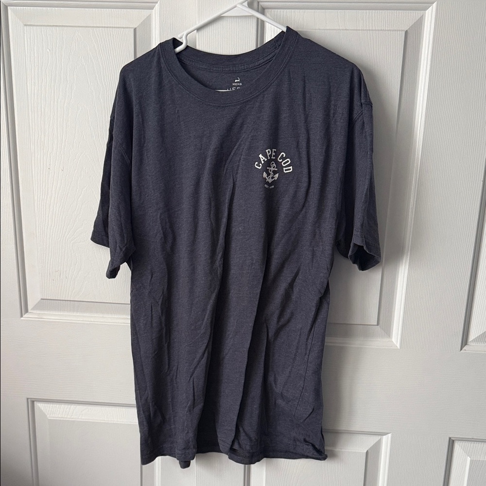 Cape Cod Men's Dark Gray Short Sleeve Tee